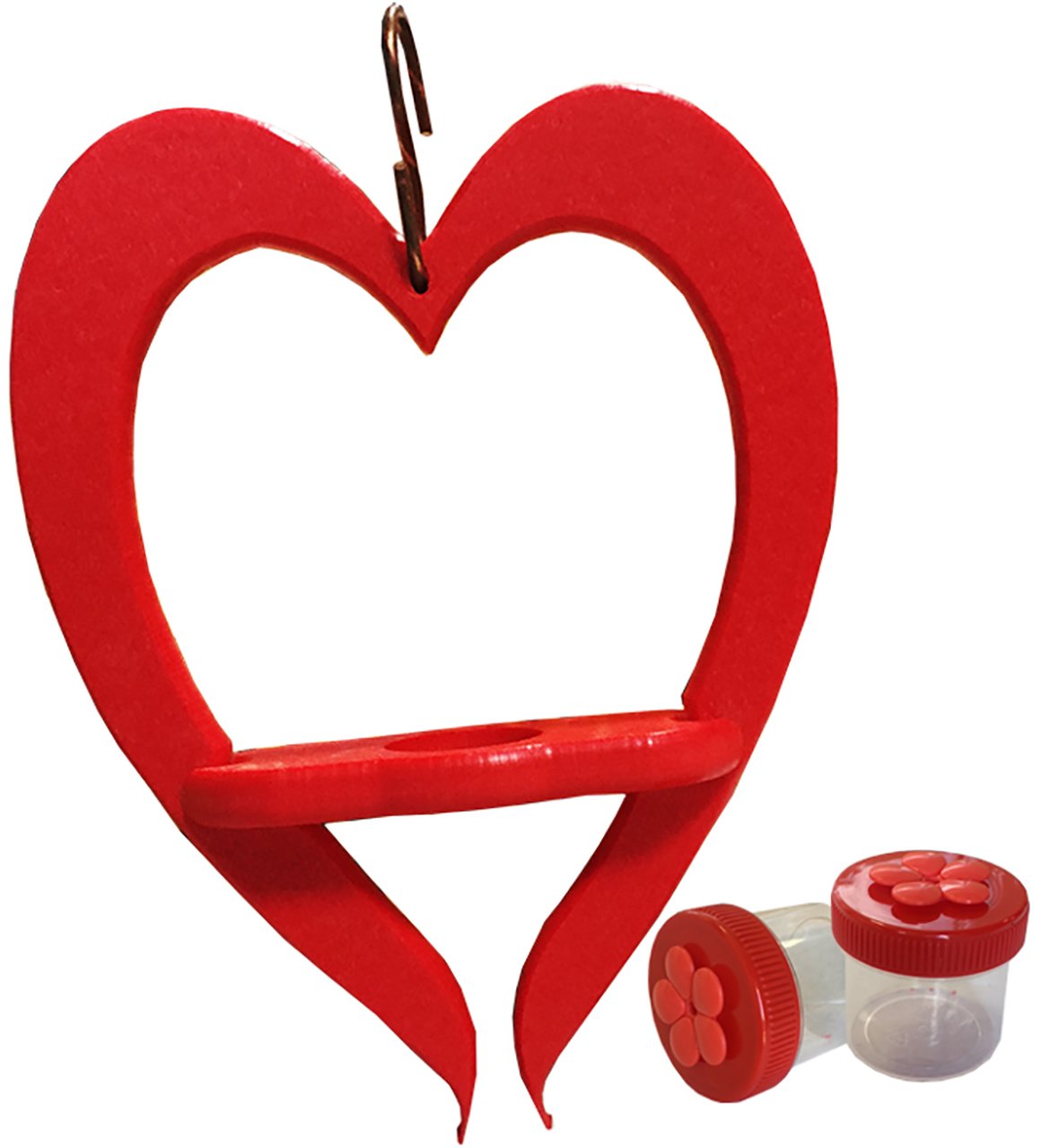 Poly Heart Nectar Dot Hummingbird Feeder