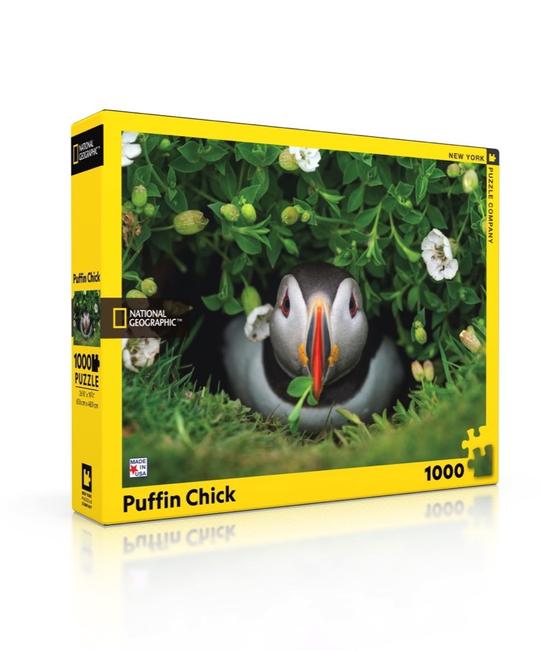 Puffin Chick 1000 Piece Jigsaw Puzzle