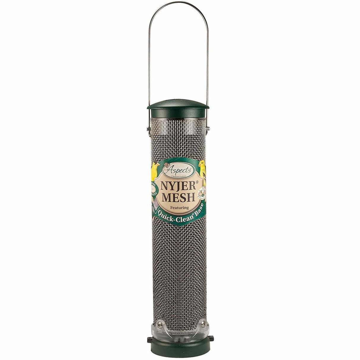 Quick Clean Nyjer Tube Spruce Bird Feeder