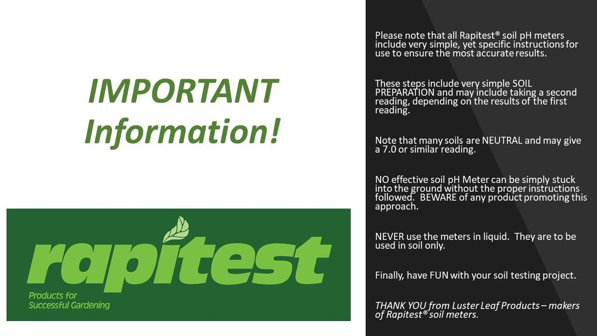 Buy Rapitest Digital Plus Soil pH Meter Online With Canadian Pricing