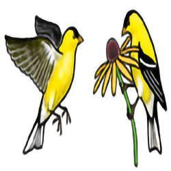 Eco Friendly Goldfinch Earrings
