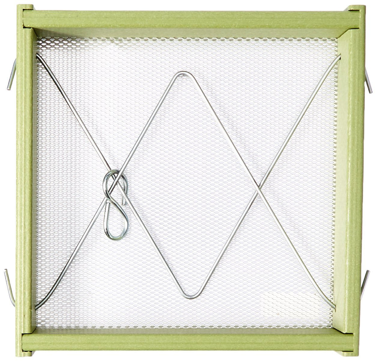 Recycled Hanging Tray Bird Feeder, Green