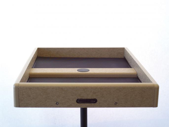 Recycled Pole Mount Seed Catcher Platform 21"" x 21