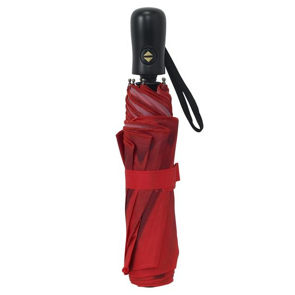 Red Daisy Reverse Close Folding Umbrella