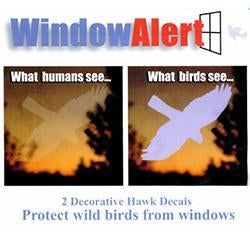 Window Alert Transparent Bird Strike Deterrent