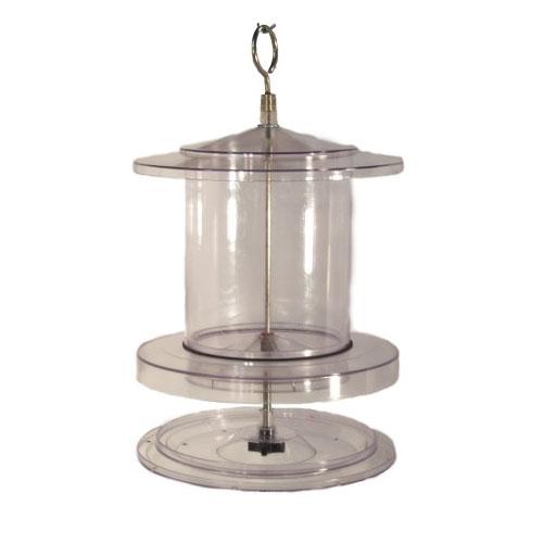 All-Weather Bird Feeder, 4-Quart, Clear
