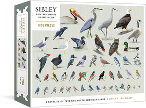 Sibley Backyard Birding 1000pc Puzzle