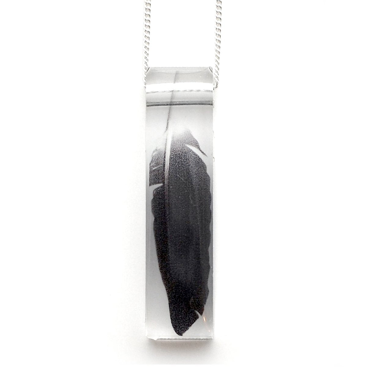 Skinny Feather Pendant