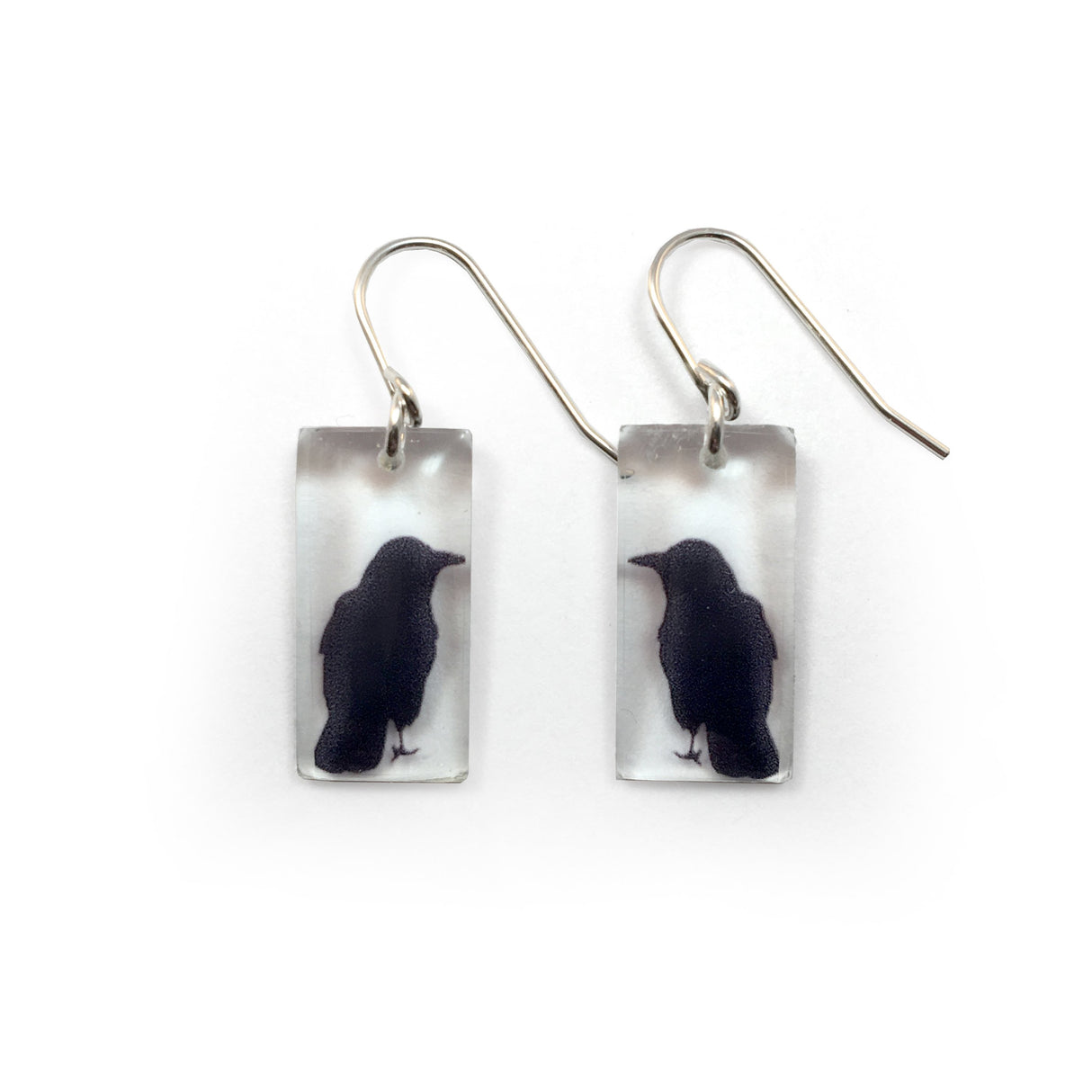 Small Crow Earrings