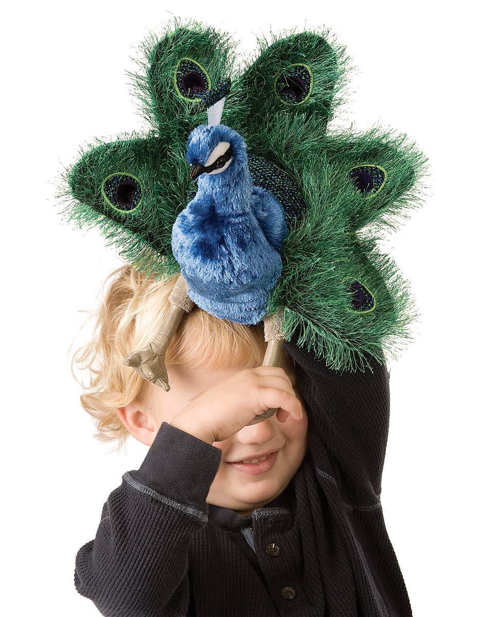 Small Peacock Hand Puppet