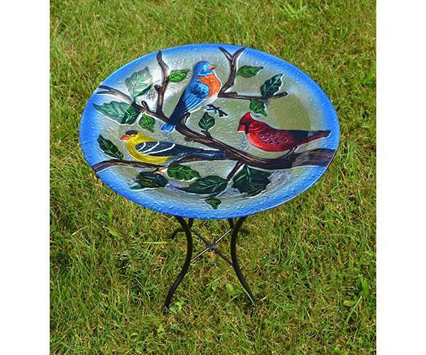 Songbird Trio Birdbath With Stand (Store Pickup Only)