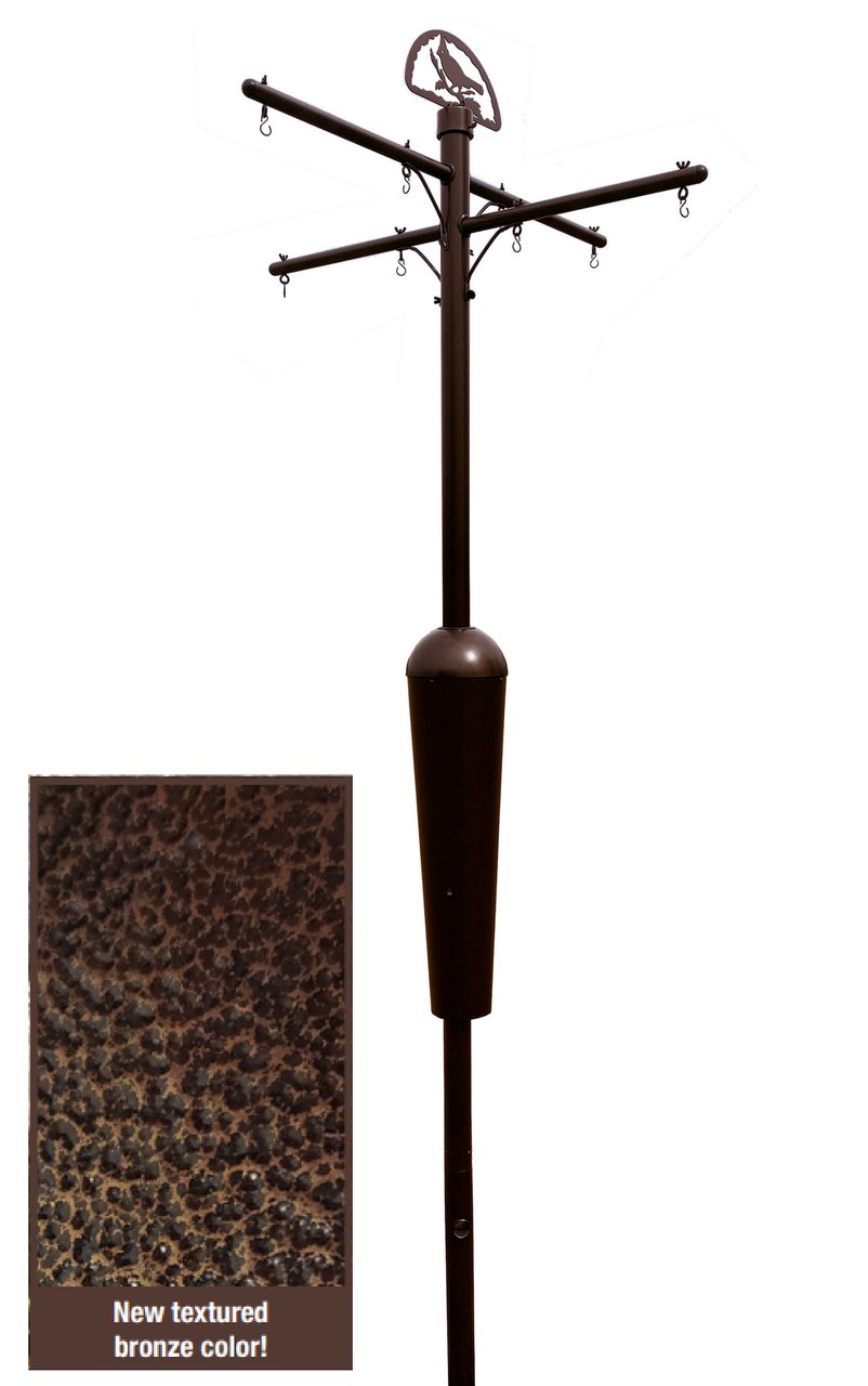 Squirrel Stopper Pole System, Bronze