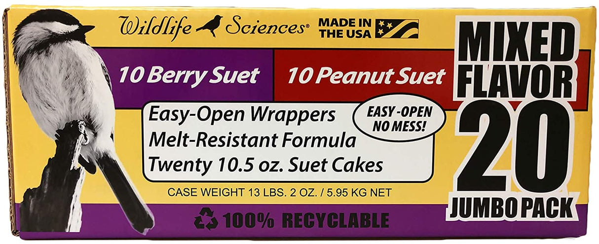 Suet Plus Mixed Jumbo 20 Pack