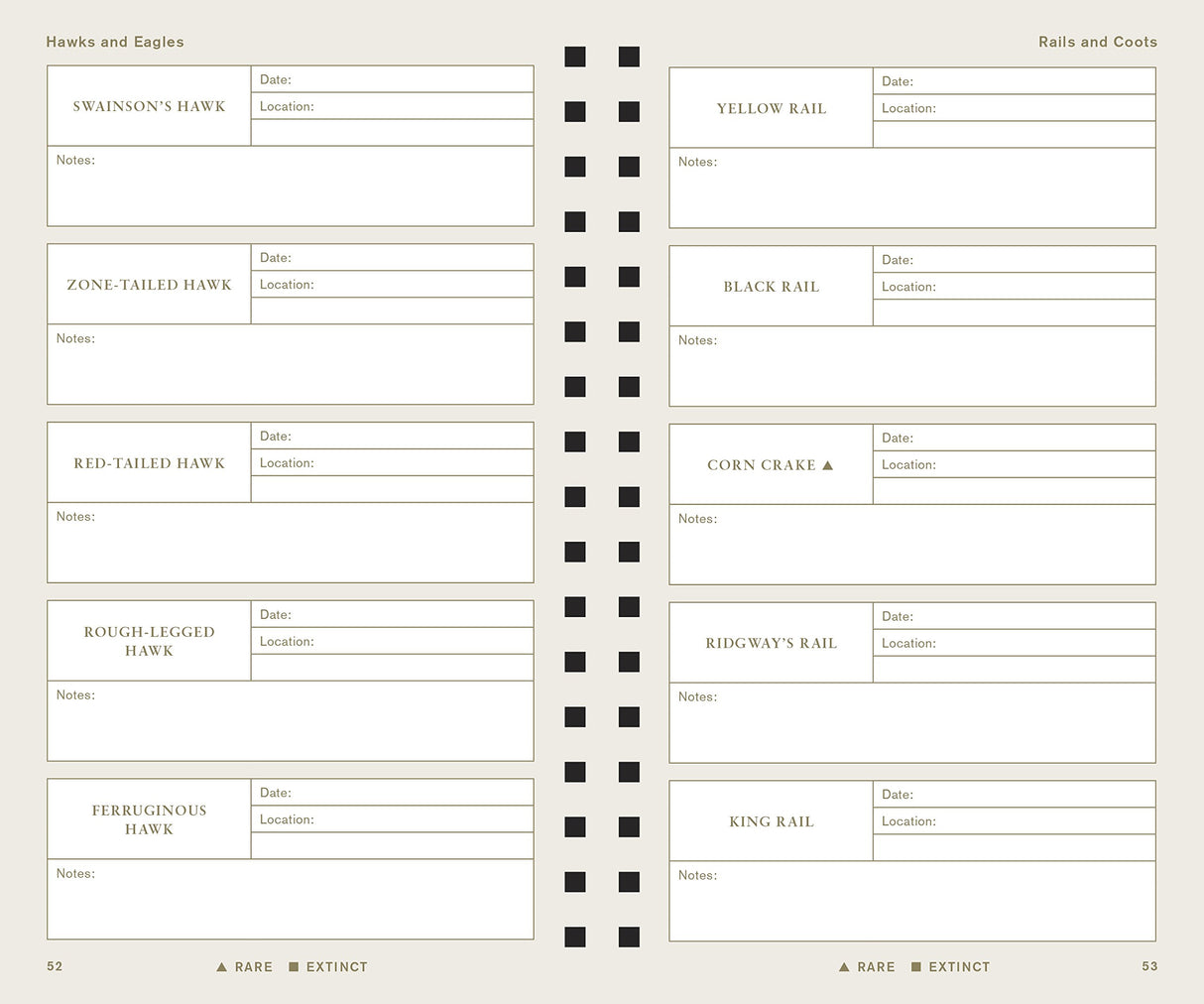 The Sibley Birder's Life List and Field Diary