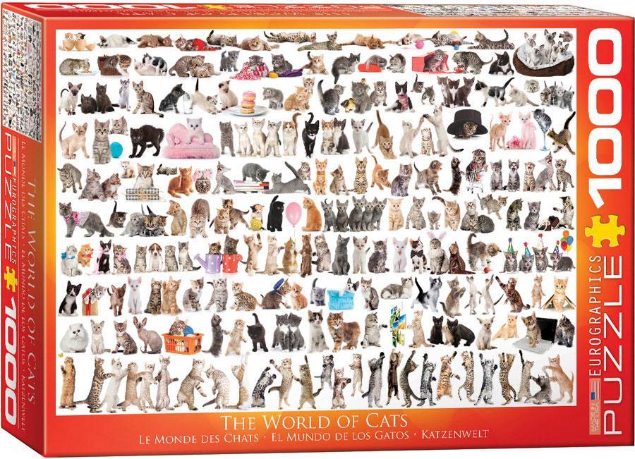The World of Cats 1000-Piece Puzzle