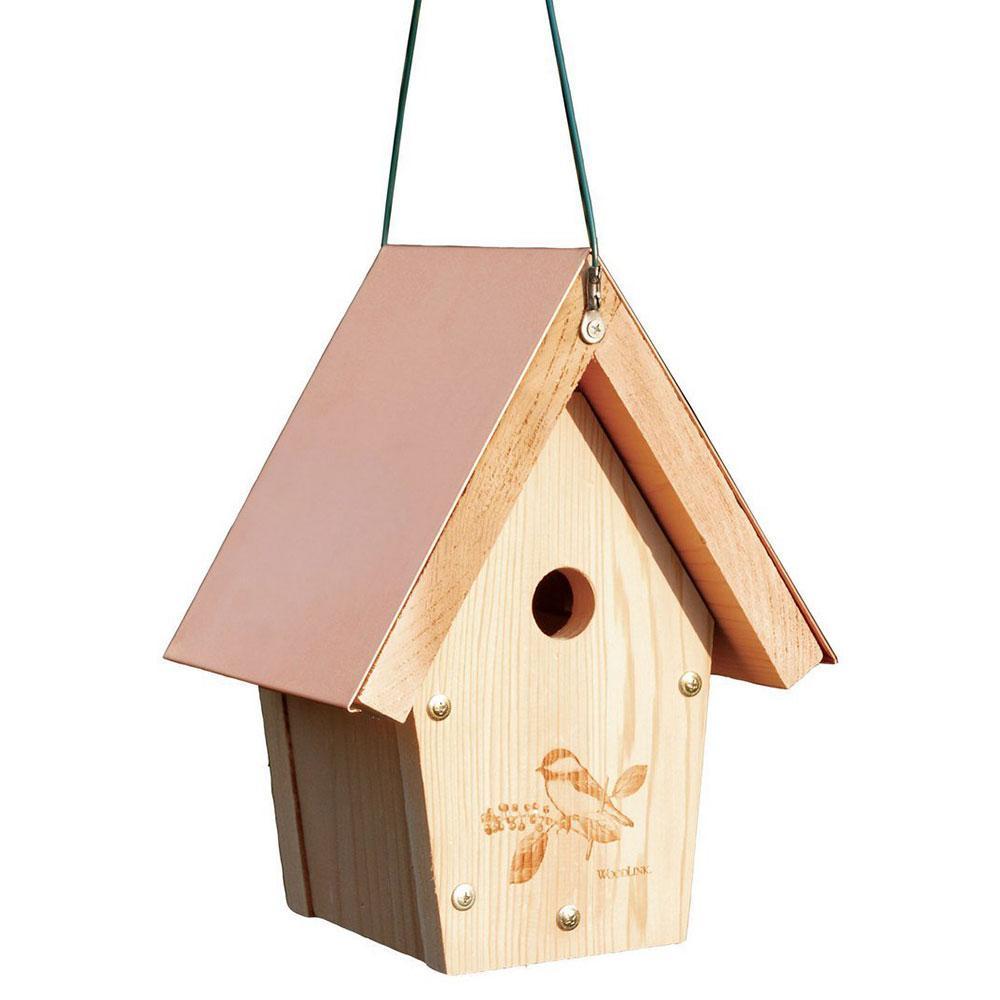 Coppertop Chickadee/Wren Bird House