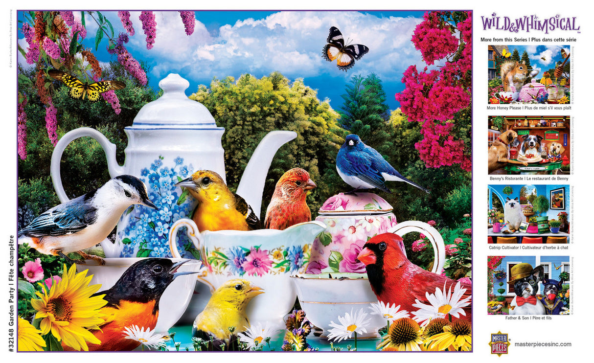 Wild & Whimsical Garden Party 300 Pc Puzzle