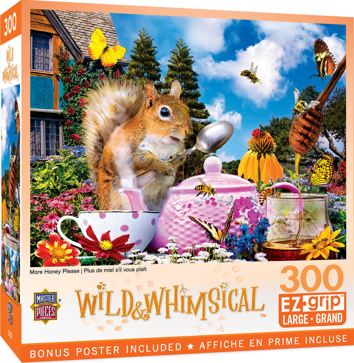 Wild & Whimsical More Honey Please 300 Pc Puzzle