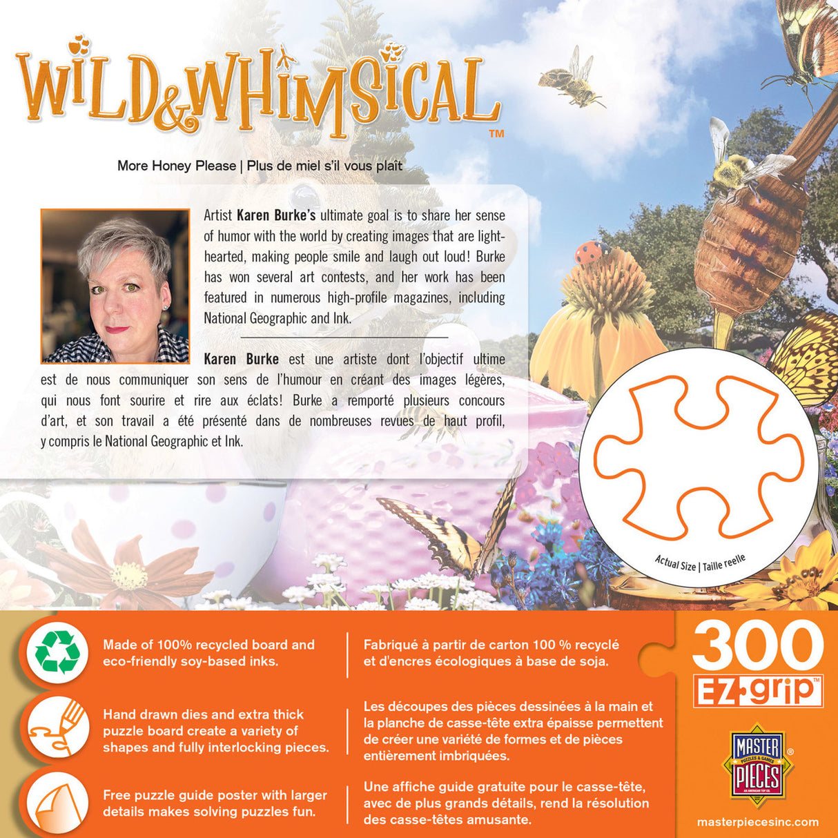 Wild & Whimsical More Honey Please 300 Pc Puzzle