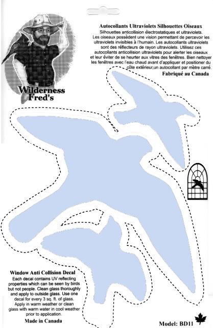 Wilderness Fred UV Window Decal