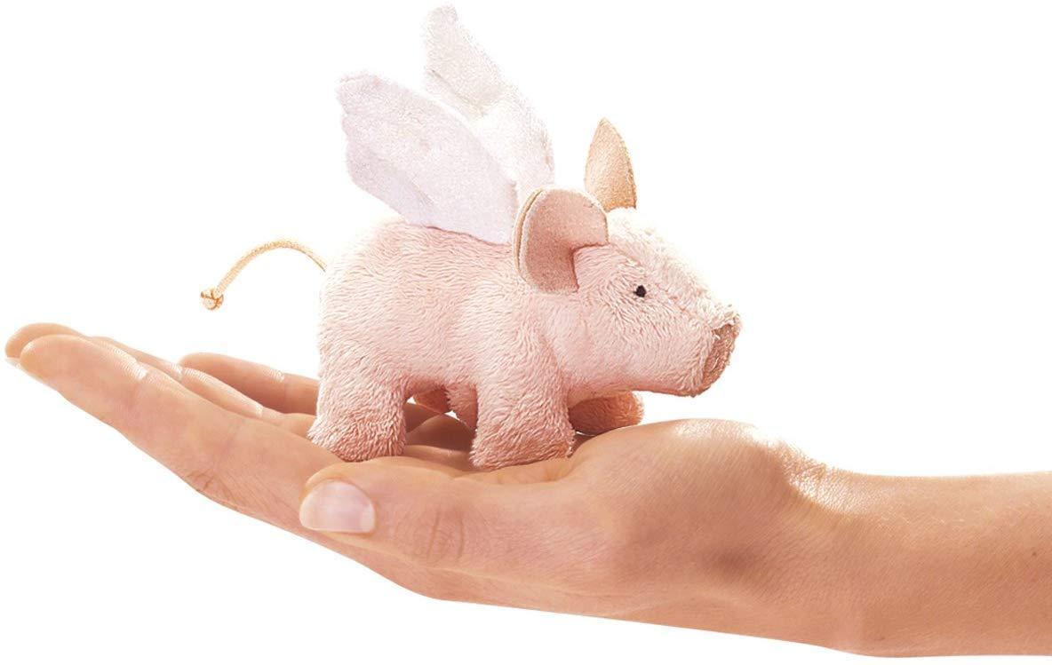 Winged Piglet Finger Puppet