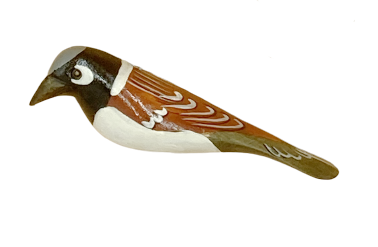 Wood Ornament N.A. Sparrow