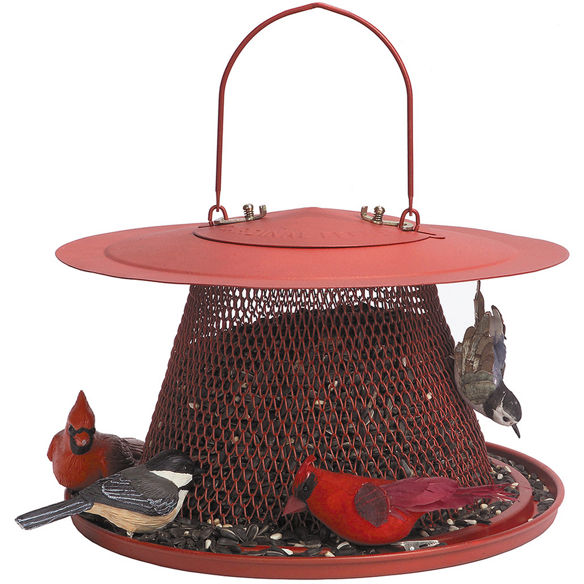  Backyard Essentials Fly Through Bird Feeder, Red