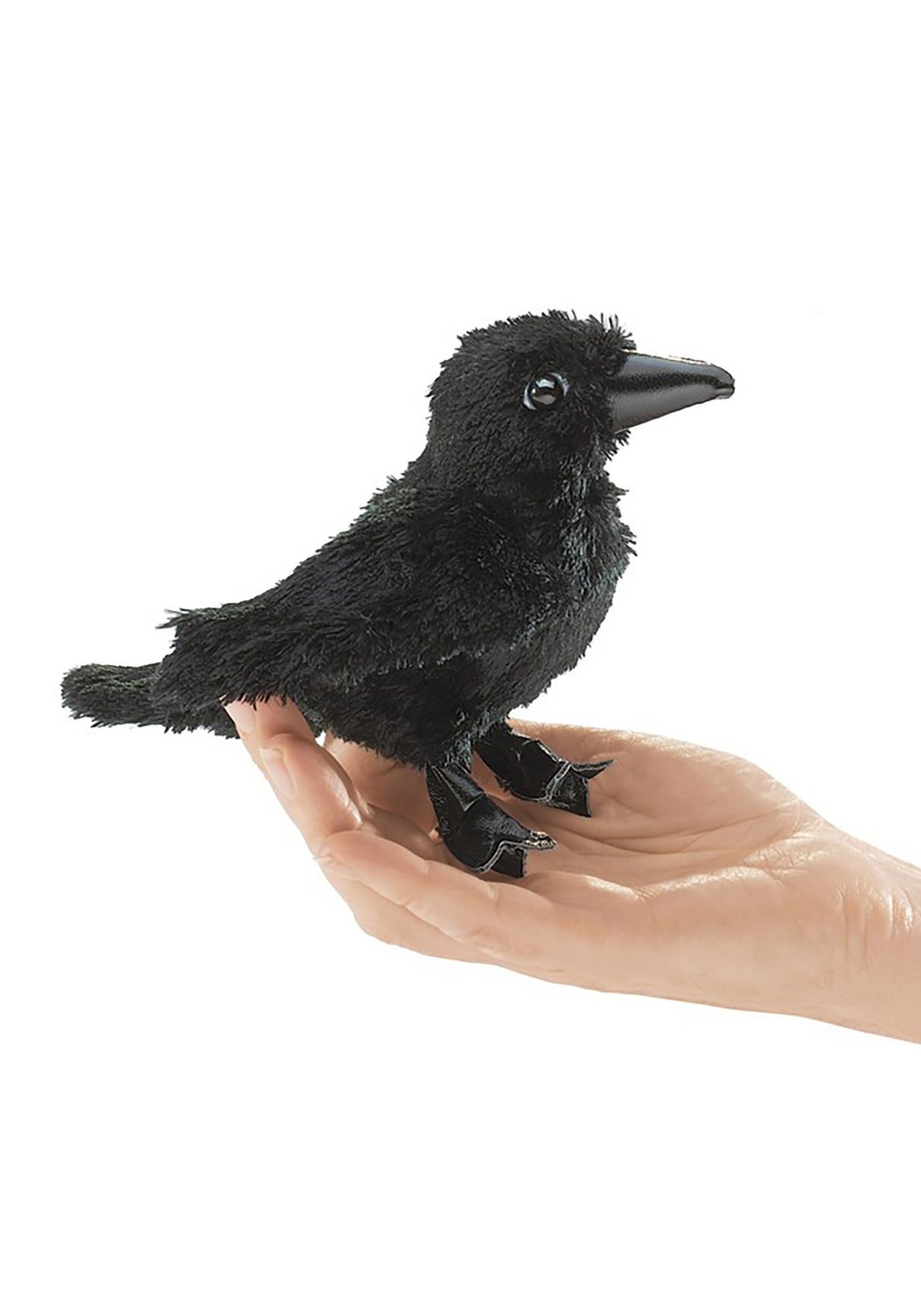 Mini Raven Finger Puppet