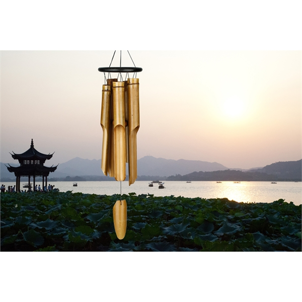 Black Ring Bamboo Chime