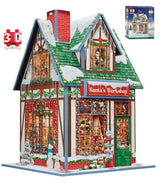 3D Santa's Workshop 323-Piece Puzzle