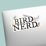 Bird Nerd Birdwatching Vinyl Sticker