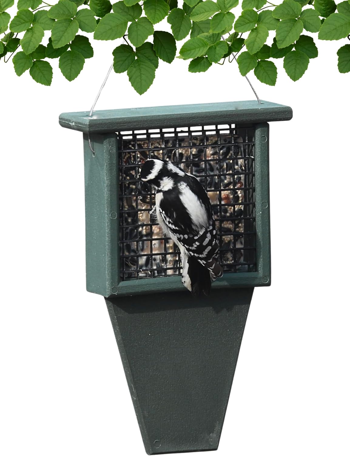 Recycled Composite Plastic Suet Feeder w/Tail Prop