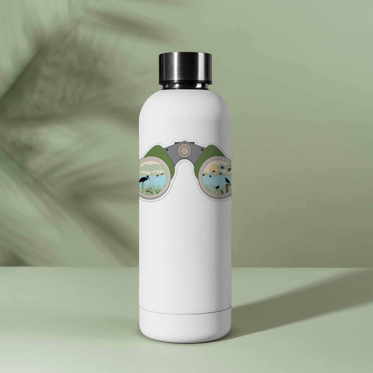 Binoculars Birdwatching Vinyl Sticker