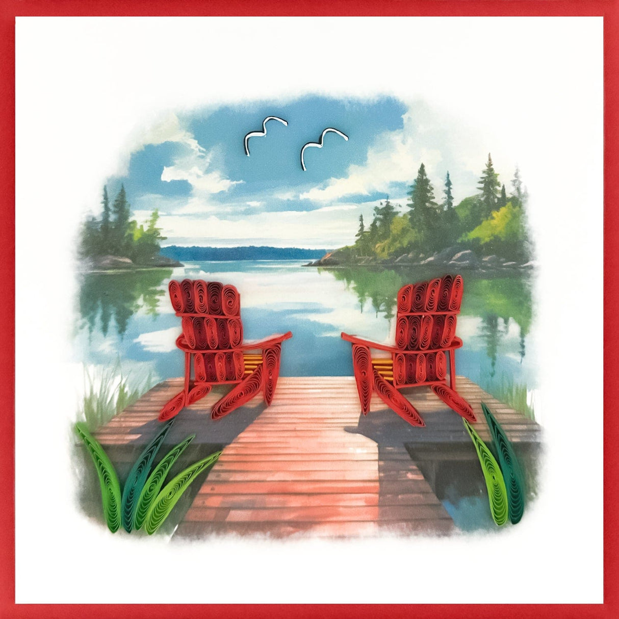 Adirondack Chairs Blank Card