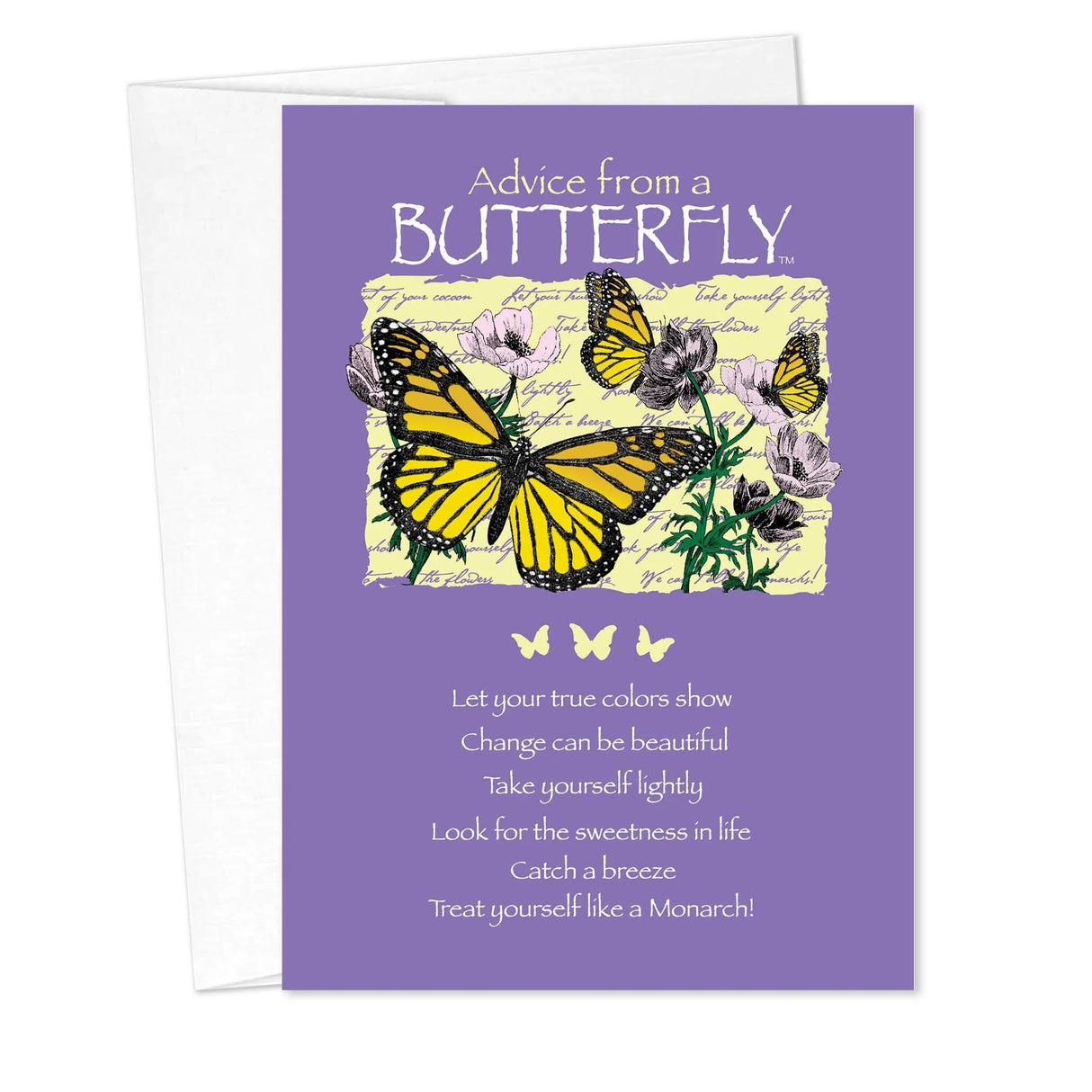 Advice from a Butterfly Greeting Card