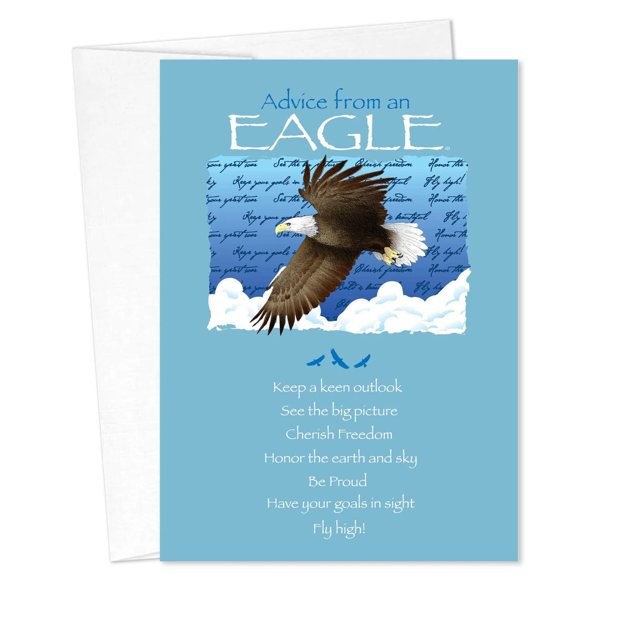 Advice from an Eagle Birthday Card