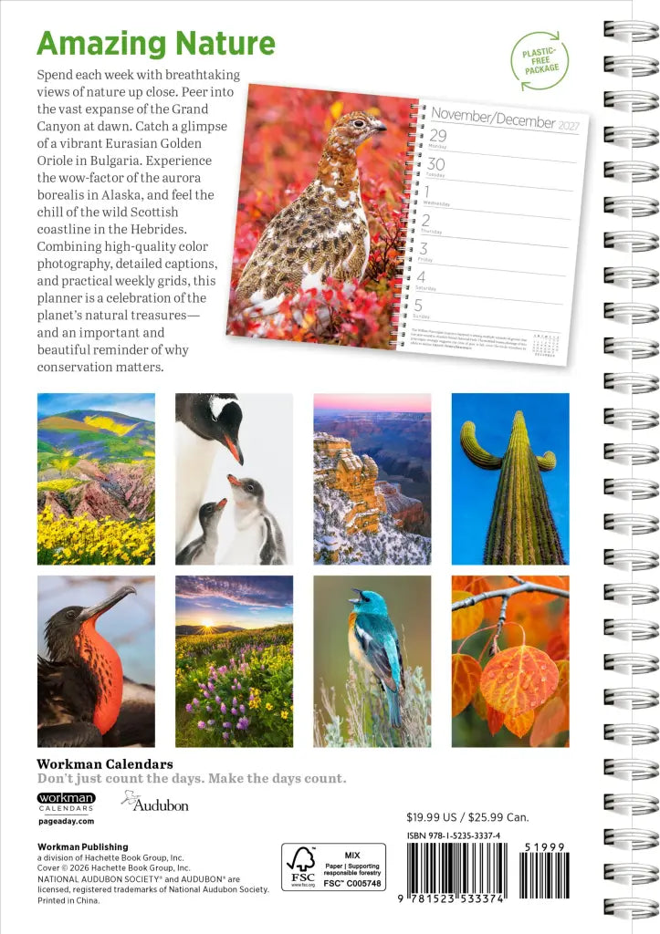 Audubon Engagement Calendar 2027
