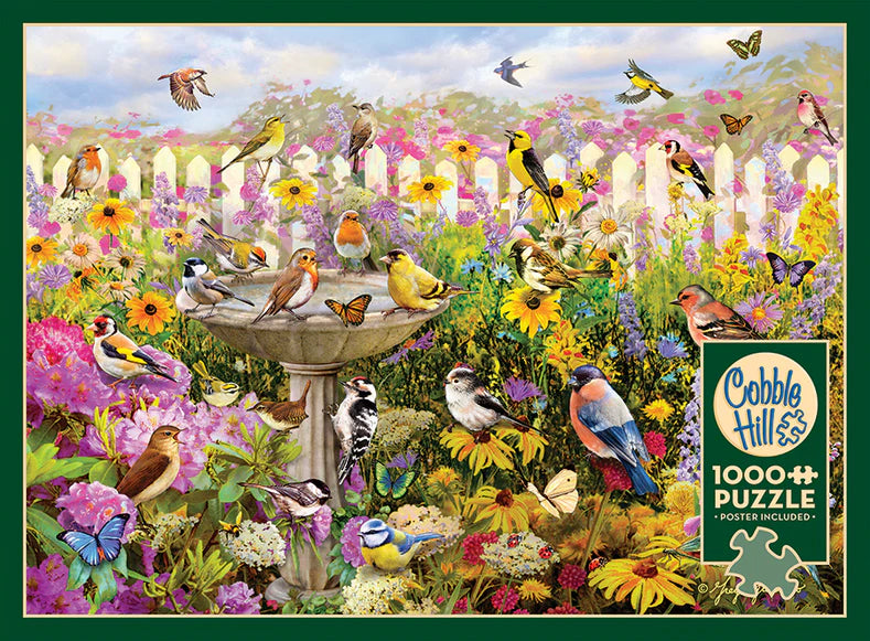 Backyard Bird Bath 1000pc Puzzle