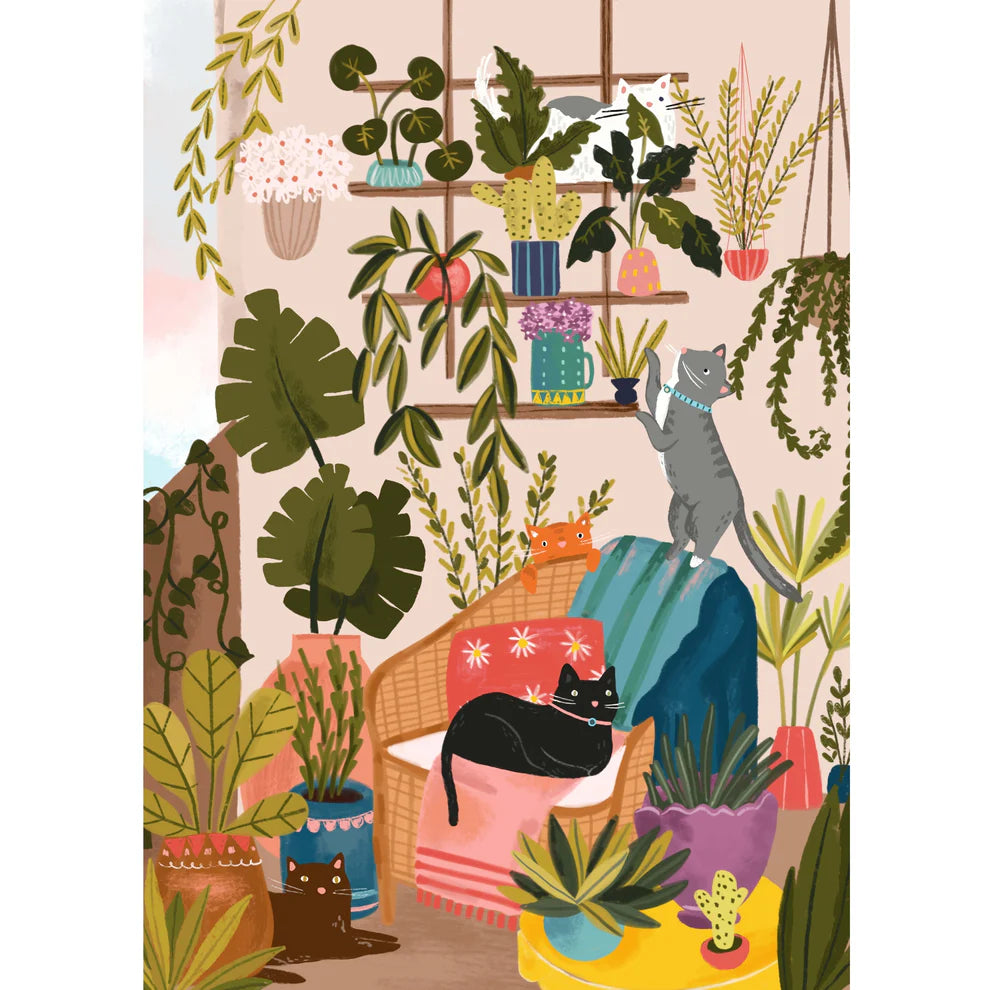 Balcony Cats 1000pc Puzzle