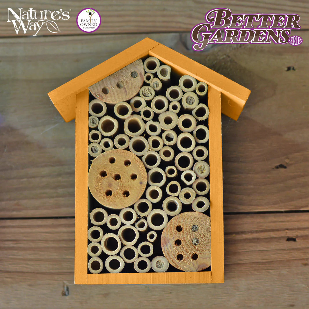 Better Gardens Pollinator House, Yellow