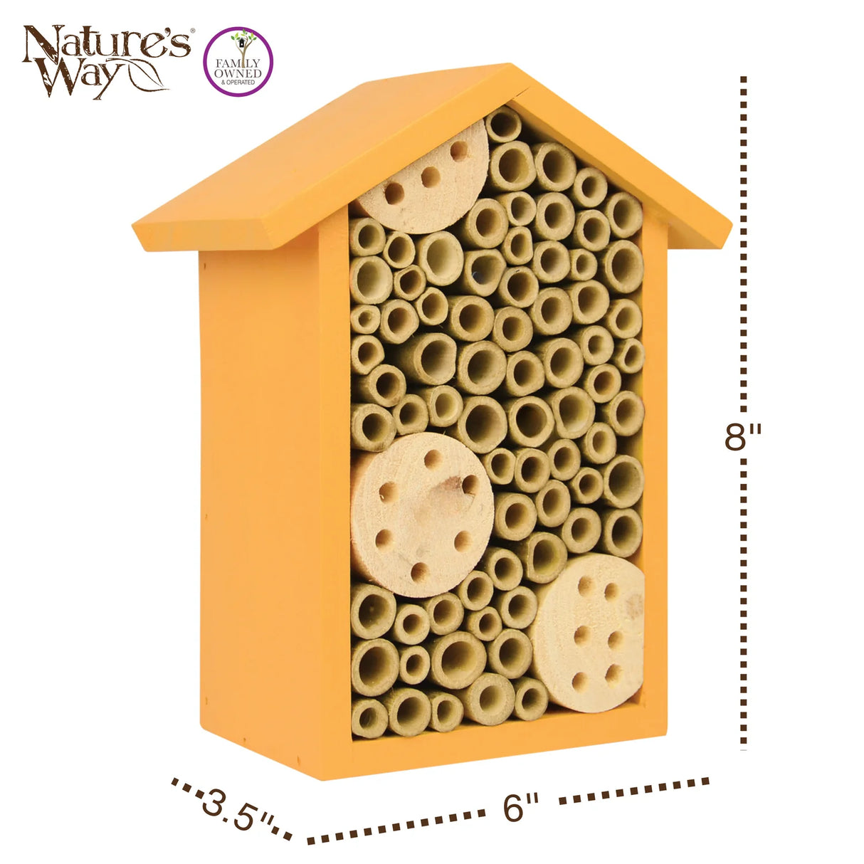 Better Gardens Pollinator House, Yellow