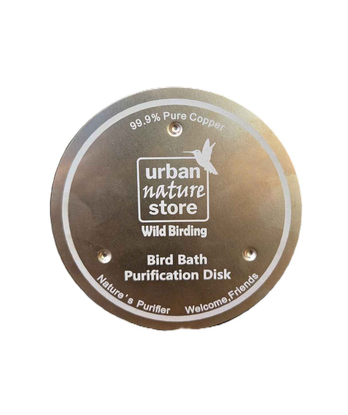 Urban Nature Store Copper Bird Bath Purification Disk