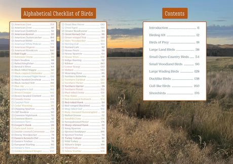 Bird Watchers' Field Guide Sticker & Logbook