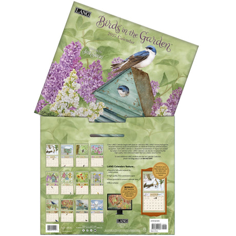 Birds In The Garden 2027 Calendar