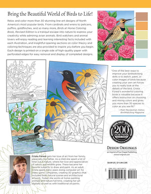 Birds at Home Coloring Book, Revised Edition