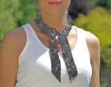 Black Batik Cooling Tie