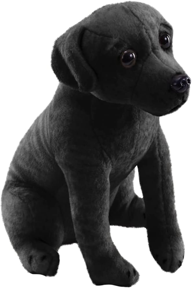 Black Labrador, Rescue Plush Dog With Sound