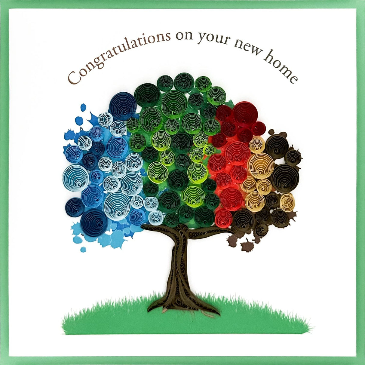 Blooming Tree New Home Greeting Card