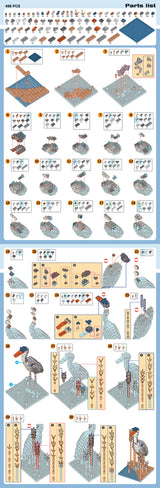Blue Heron Mini Building Blocks Set