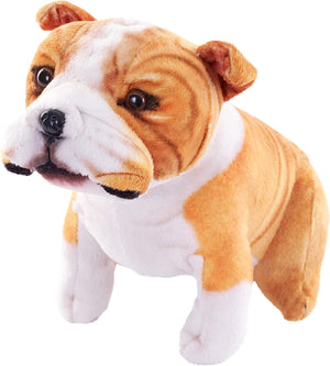 Bulldog, Rescue Plush Dog With Sound